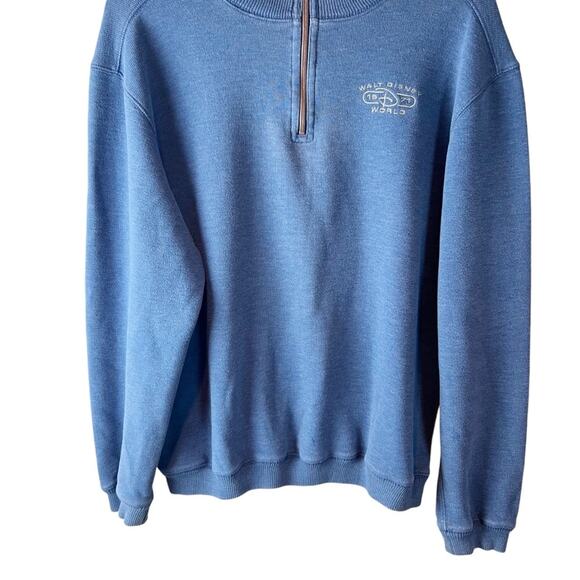 Disney Parks Walt Disney World 1971 Men’s Quarter Zip Pullover Sz L - Picture 4 of 6